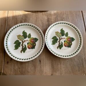 2 New Pomona Portmeirion 10-1/2" Dinner Plates